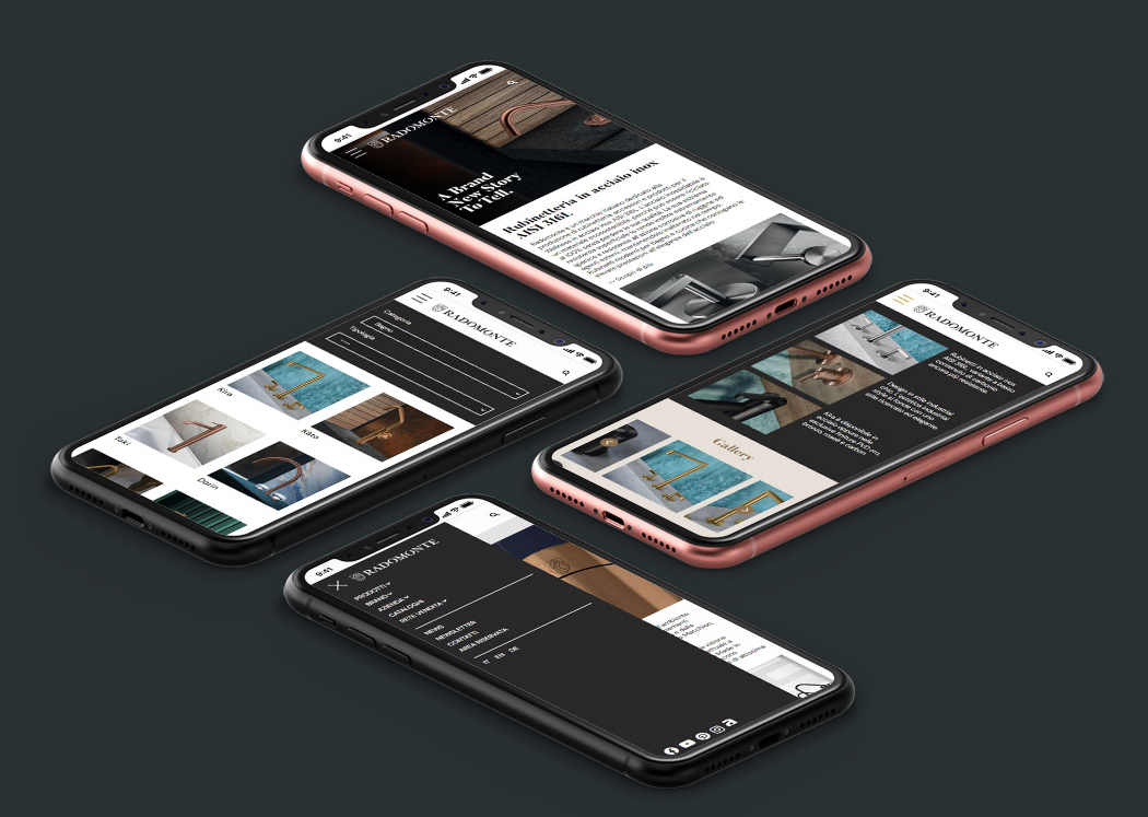 Radomonte mockup mobile